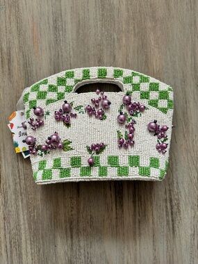Made in India Beaded Crossbody Clutch